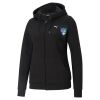 Puma Womens Small Logo Zip Hoodie Thumbnail